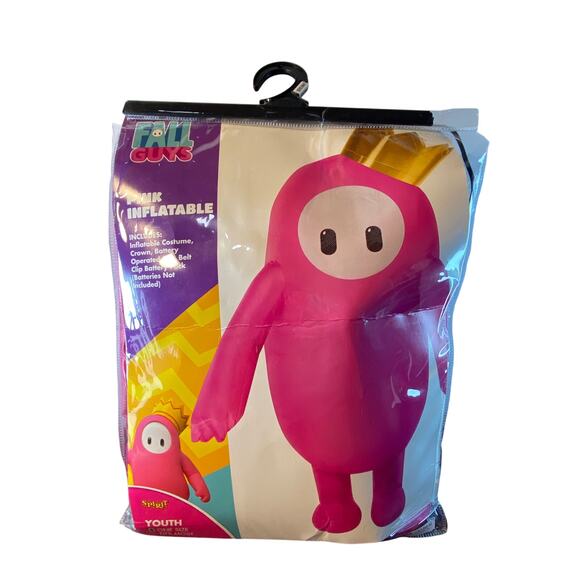 Halloween -Fall Guys pink inflatable costume. - Picture 1 of 10